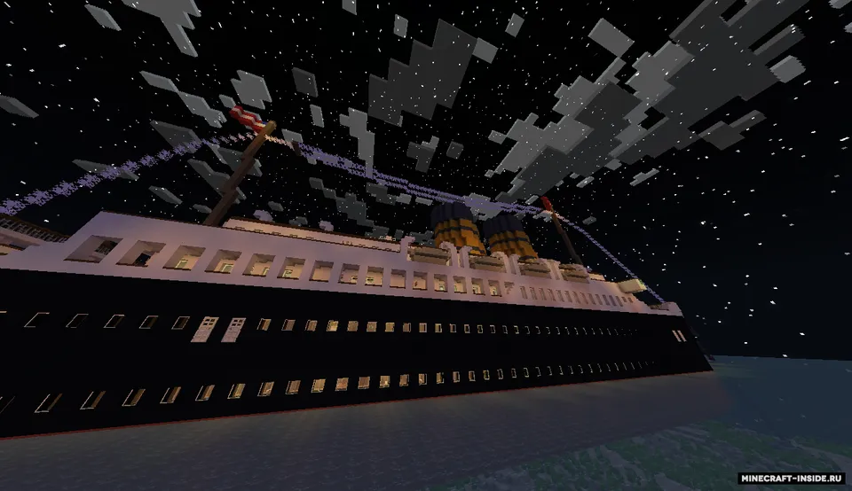 SS Titan kemasi — Minecraft xarita, rasm 3