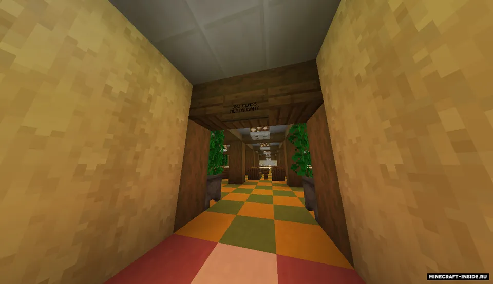 SS Titan kemasi — Minecraft xarita, rasm 4