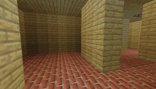 The backrooms: three levels — Minecraft xarita, rasm 1