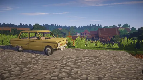 Chekka hududdagi rus qishlog'i — Minecraft xarita, rasm 1