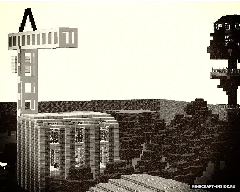 Tashlandiq shahardagi jang — Minecraft xarita, rasm 3