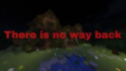 There is no way back — Minecraft xarita, rasm 1