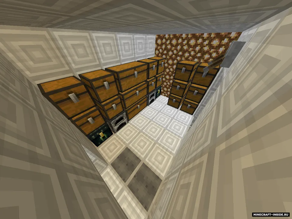 Tashlandiq mexanik bunker — Minecraft xarita, rasm 6