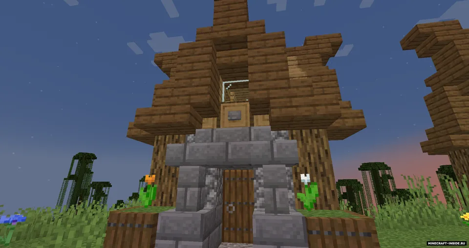 Tog'dagi qishloq — Minecraft xarita, rasm 3