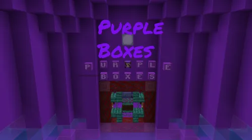 Purple Boxes — Minecraft xarita, rasm 1