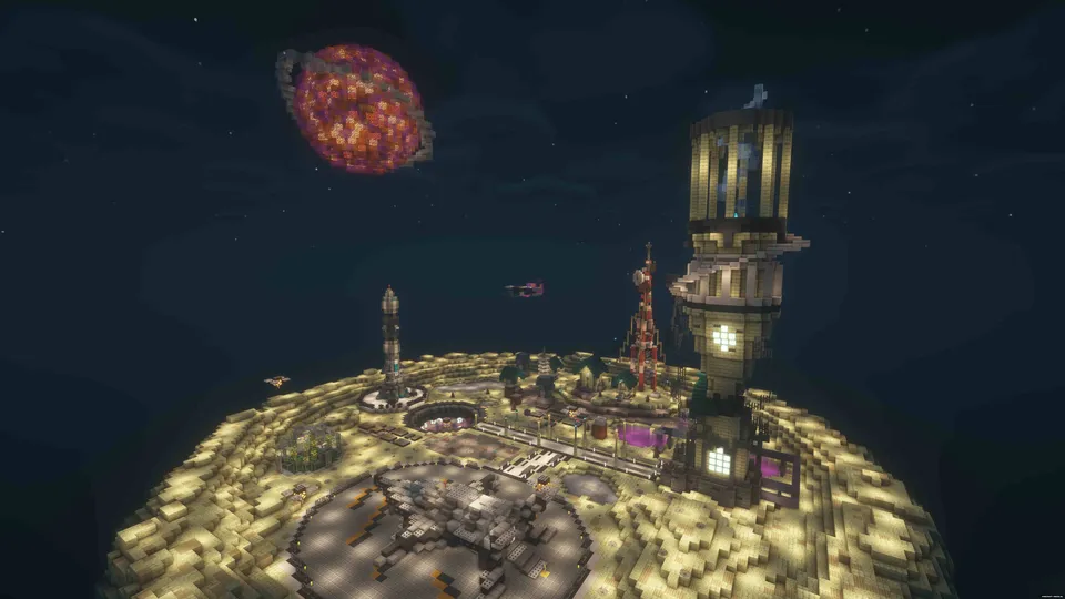 RocketHard - serveringiz uchun spawn — Minecraft xarita, rasm 3