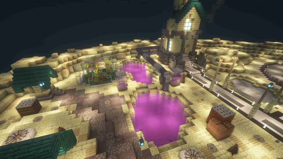 RocketHard - serveringiz uchun spawn — Minecraft xarita, rasm 4
