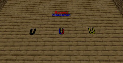 Magnet simulator — Minecraft xarita, rasm 1