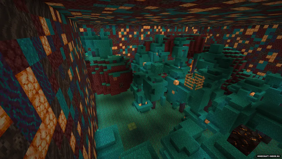 Parkour test - To'rtta do'zax biomi — Minecraft xarita, rasm 2