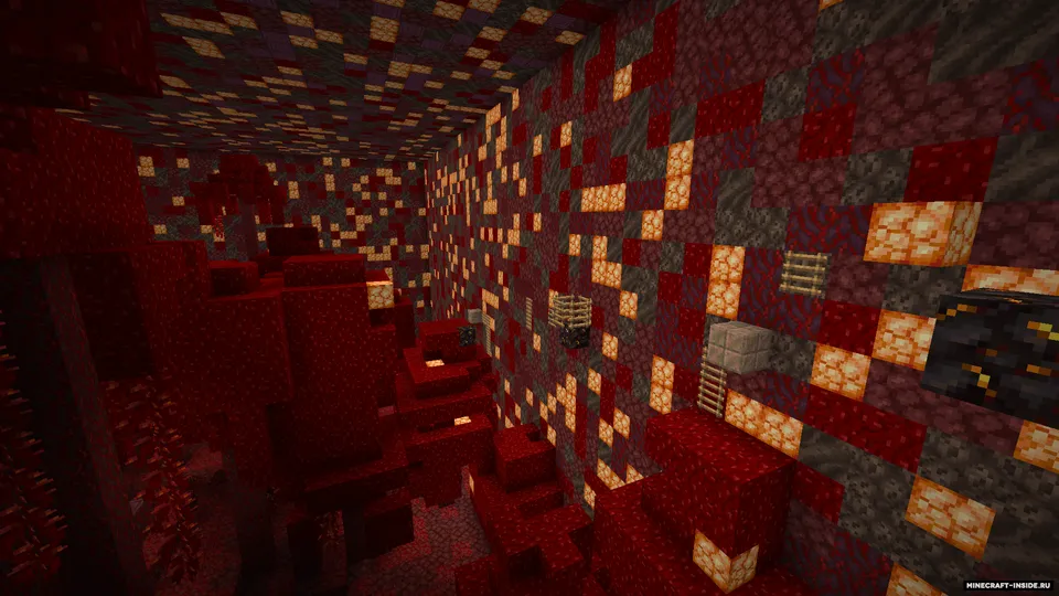 Parkour test - To'rtta do'zax biomi — Minecraft xarita, rasm 3