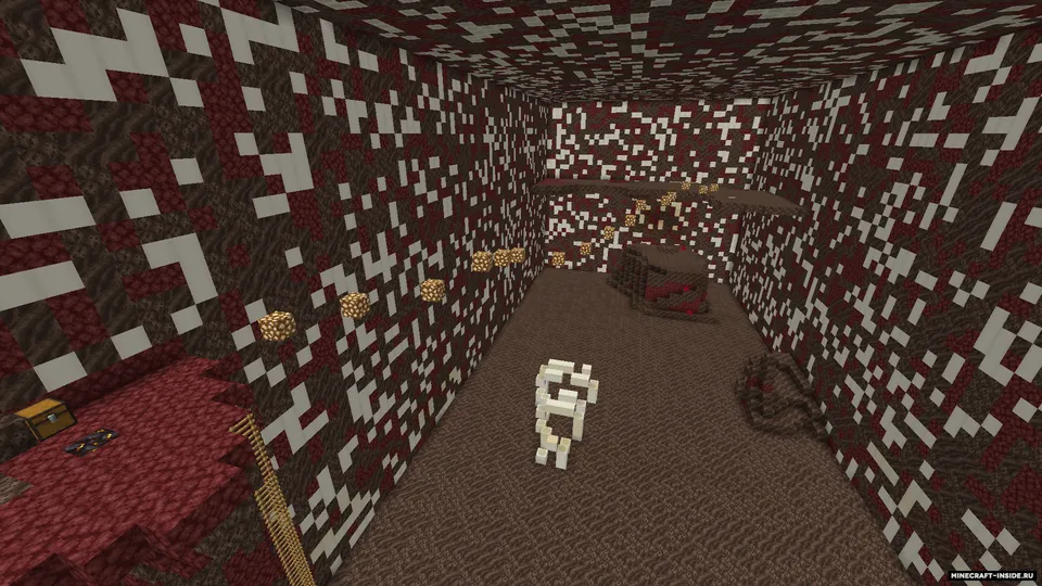 Parkour test - To'rtta do'zax biomi — Minecraft xarita, rasm 4