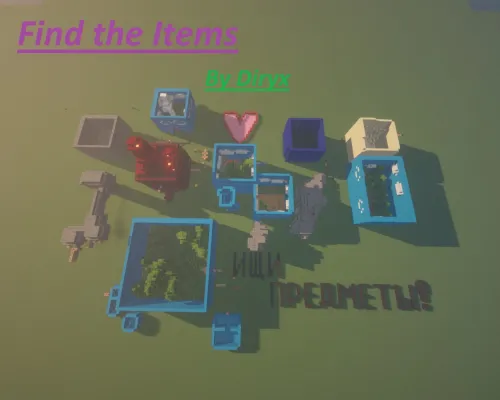 Find the Items — Minecraft xarita, rasm 1