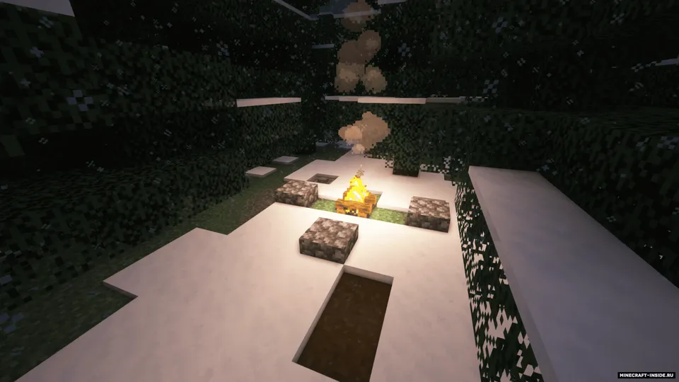 Winter quest / Do'stlar bilan yashirinmachoq — Minecraft xarita, rasm 2