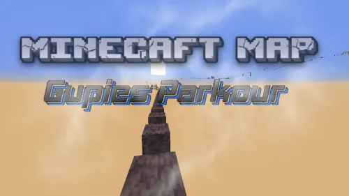 Gupies Parkour — Minecraft xarita, rasm 1