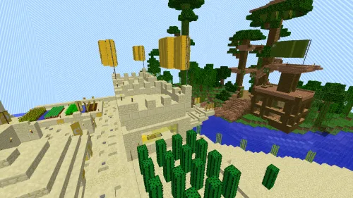 Modlarsiz urush — Minecraft xarita, rasm 1