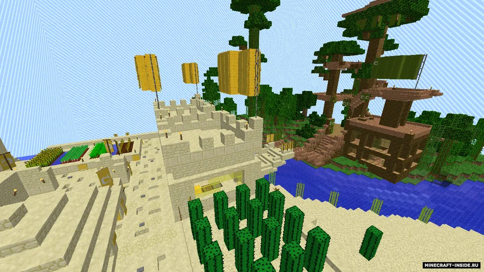 Modlarsiz urush — Minecraft xarita, rasm 2
