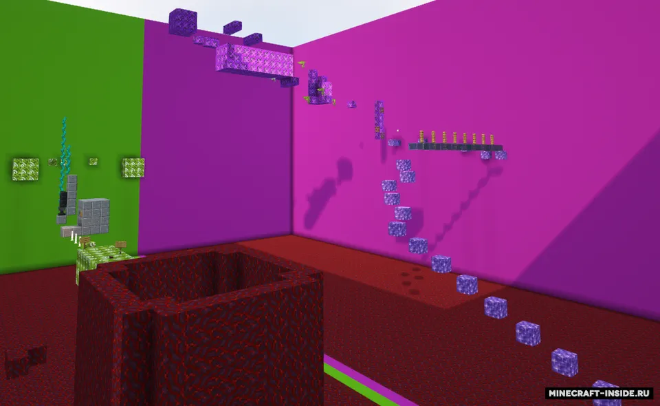 Purple vs Green — Minecraft xarita, rasm 6