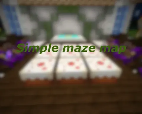 Simple maze map