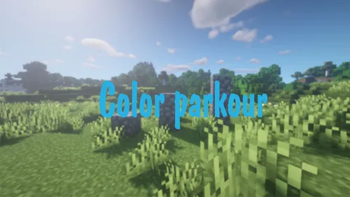 Color parkour — Minecraft xarita, rasm 1