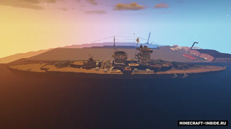 Admiral Graf Spee — Minecraft xarita, rasm 5