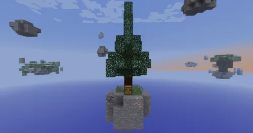 Muzlagan galaktika — Minecraft xarita, rasm 1