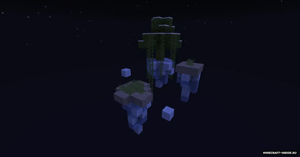 Muzlagan galaktika — Minecraft xarita, rasm 3