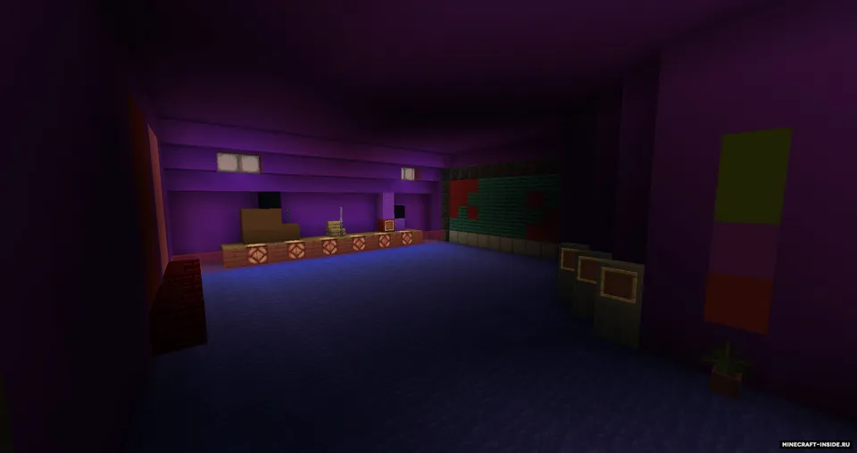 Fnaf SB: Security Breach "Rockstar row" — Minecraft xarita, rasm 6