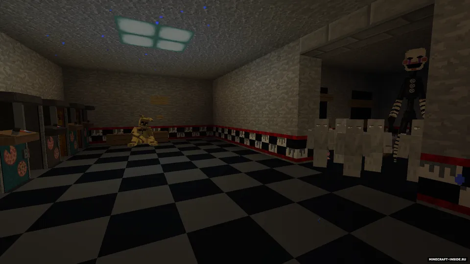 Five nights at Freddy's 3: Remake — Minecraft xarita, rasm 6
