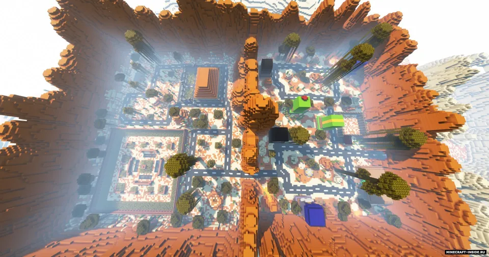 Minecraft'da Brawl Town — Minecraft xarita, rasm 2