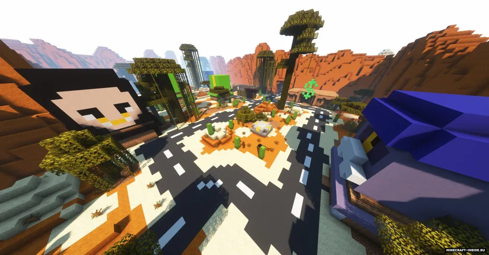 Minecraft'da Brawl Town — Minecraft xarita, rasm 8
