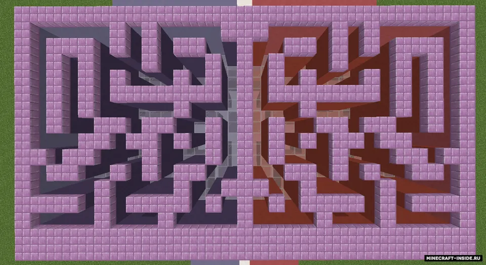 Sinovlar: ko'k qizilga qarshi — Minecraft xarita, rasm 3