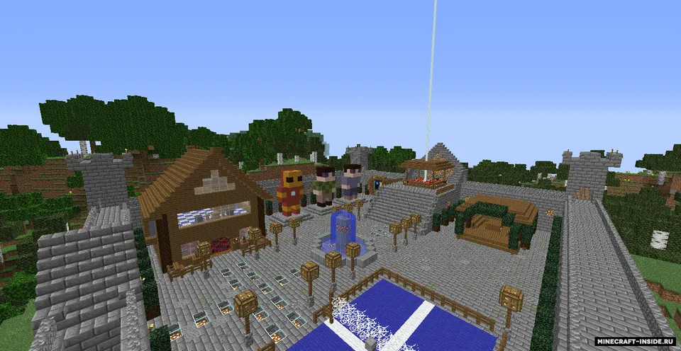 O'rta asr shahri — Minecraft xarita, rasm 4