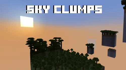 Sky Clumps — Minecraft xarita, rasm 1