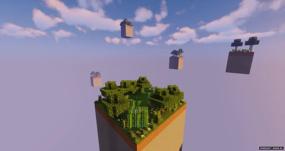 Sky Clumps — Minecraft xarita, rasm 2