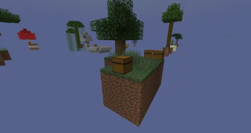 SkyBlock: Futagami version — Minecraft xarita, rasm 1