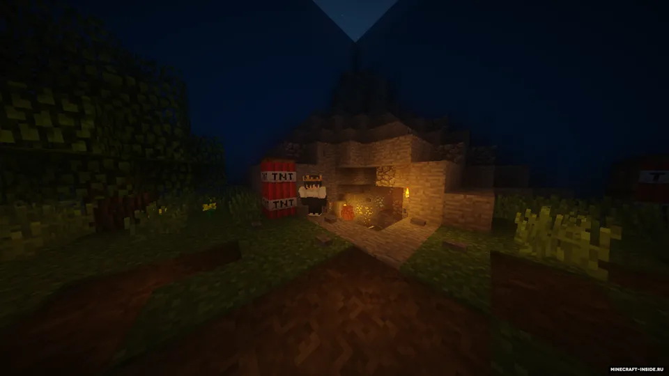 Build Mine'dan tugmani top — Minecraft xarita, rasm 2
