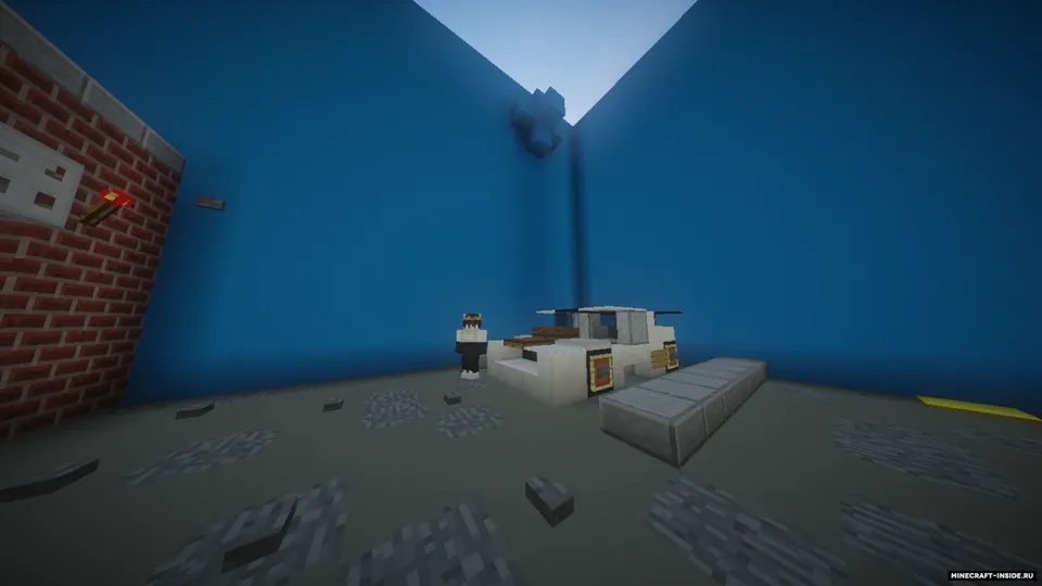 Build Mine'dan tugmani top — Minecraft xarita, rasm 3