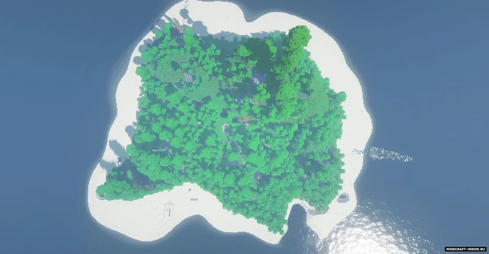 Akula story - Secret island — Minecraft xarita, rasm 2