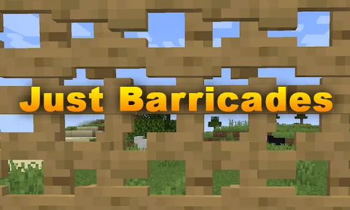 Just Barricades — Minecraft mod, rasm 1