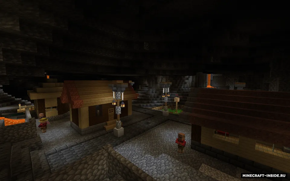 Cavern shahridan qochish — Minecraft xarita, rasm 2