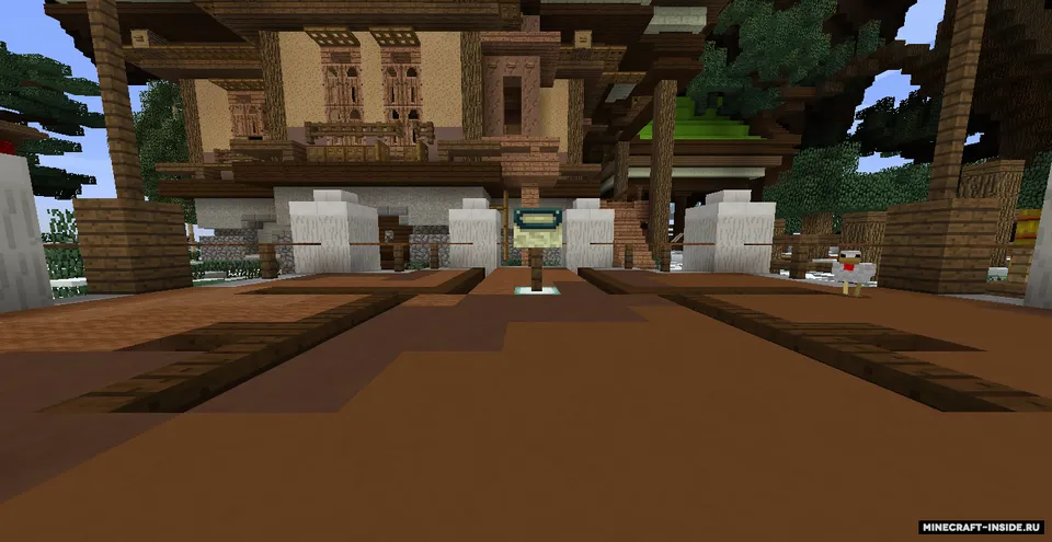 Server uchun qishki spawn — Minecraft xarita, rasm 5