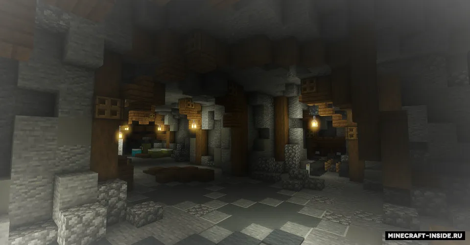 (Winter) AO Wayne Manor: Revival: Déjà vu — Minecraft xarita, rasm 2