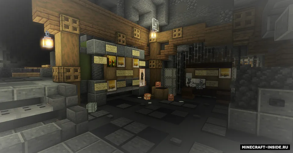 (Winter) AO Wayne Manor: Revival: Déjà vu — Minecraft xarita, rasm 6