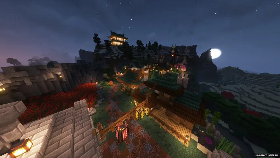 Tog'lardagi yapon qishlog'i — Minecraft xarita, rasm 4