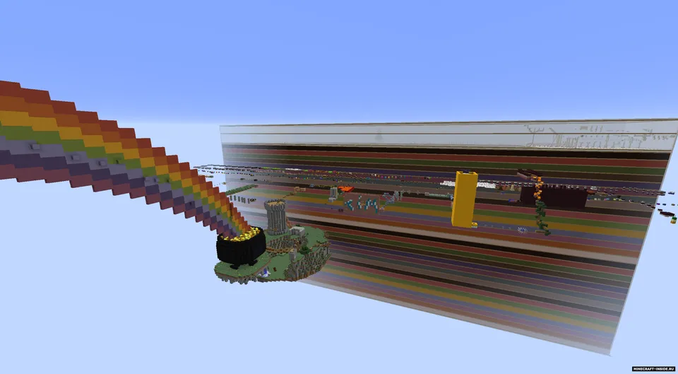 Long sleeping parkour — Minecraft xarita, rasm 4
