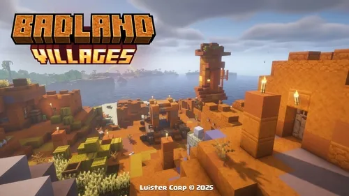 Badland Villages — Minecraft mod, rasm 1