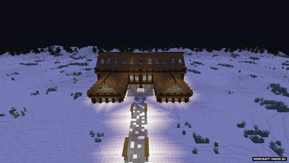 Yangi yil qishlog'i: Cheksiz yangi yil — Minecraft xarita, rasm 3