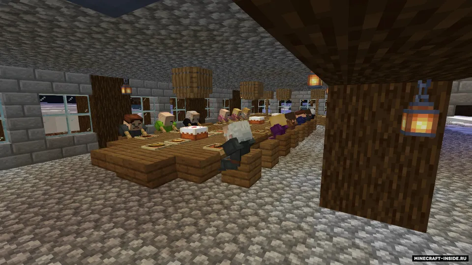 Yangi yil qishlog'i: Cheksiz yangi yil — Minecraft xarita, rasm 4