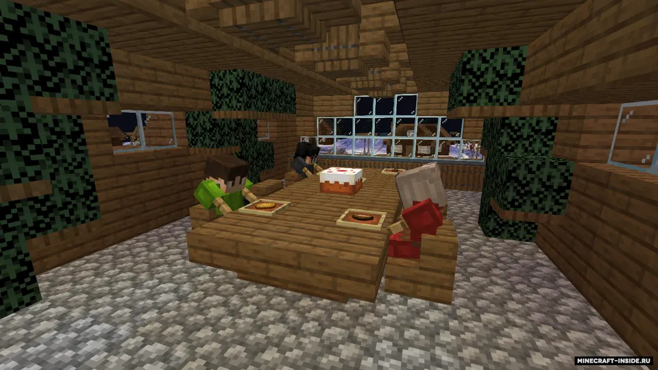 Yangi yil qishlog'i: Cheksiz yangi yil — Minecraft xarita, rasm 5