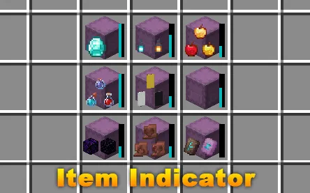 Item Indicator — Minecraft mod, rasm 1